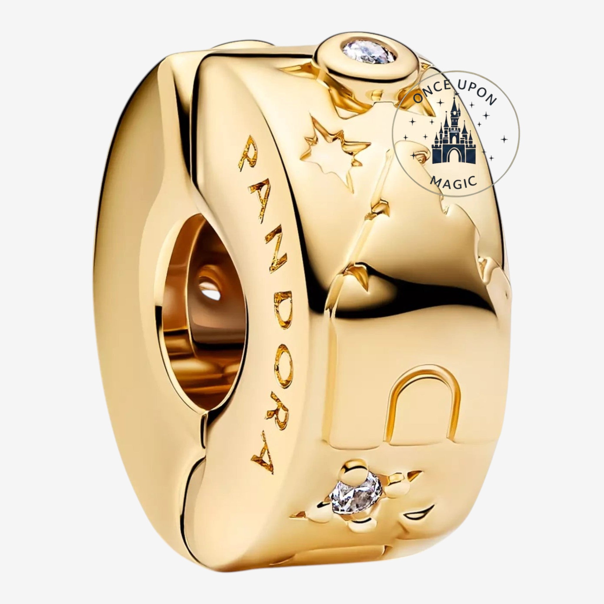 PANDORA ディズニーパーク限定　クリップチャーム パンドラ ファンタジーランド城チャーム｜Pandora x ディズニーランド