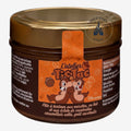 Once Upon Magic Chip and Dale hazelnut spread in a glass jar with a gold lid and orange character label.