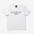 Once Upon Magic white Columbia x Disney Mickey Mouse t-shirt featuring a fishing graphic and outdoor club logo.