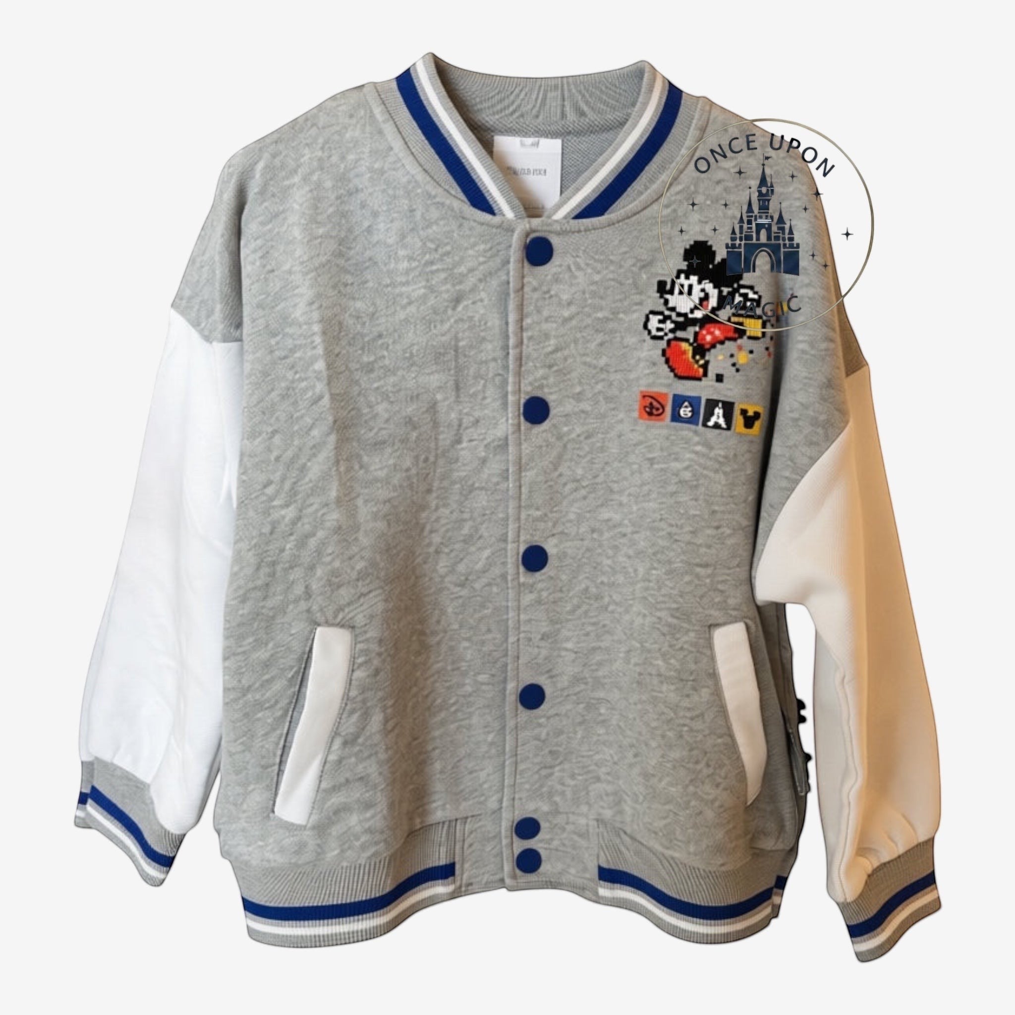 キッズテディジャケット ミッキーマウス ピクセルアート