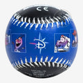 Once Upon Magic Disneyland Paris Adventure World baseball with blue and black panels featuring Disney character art