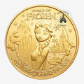 Gold coin featuring Elsa from Frozen, Disneyland Paris World of Frozen, 2026. Monnaie de Paris.