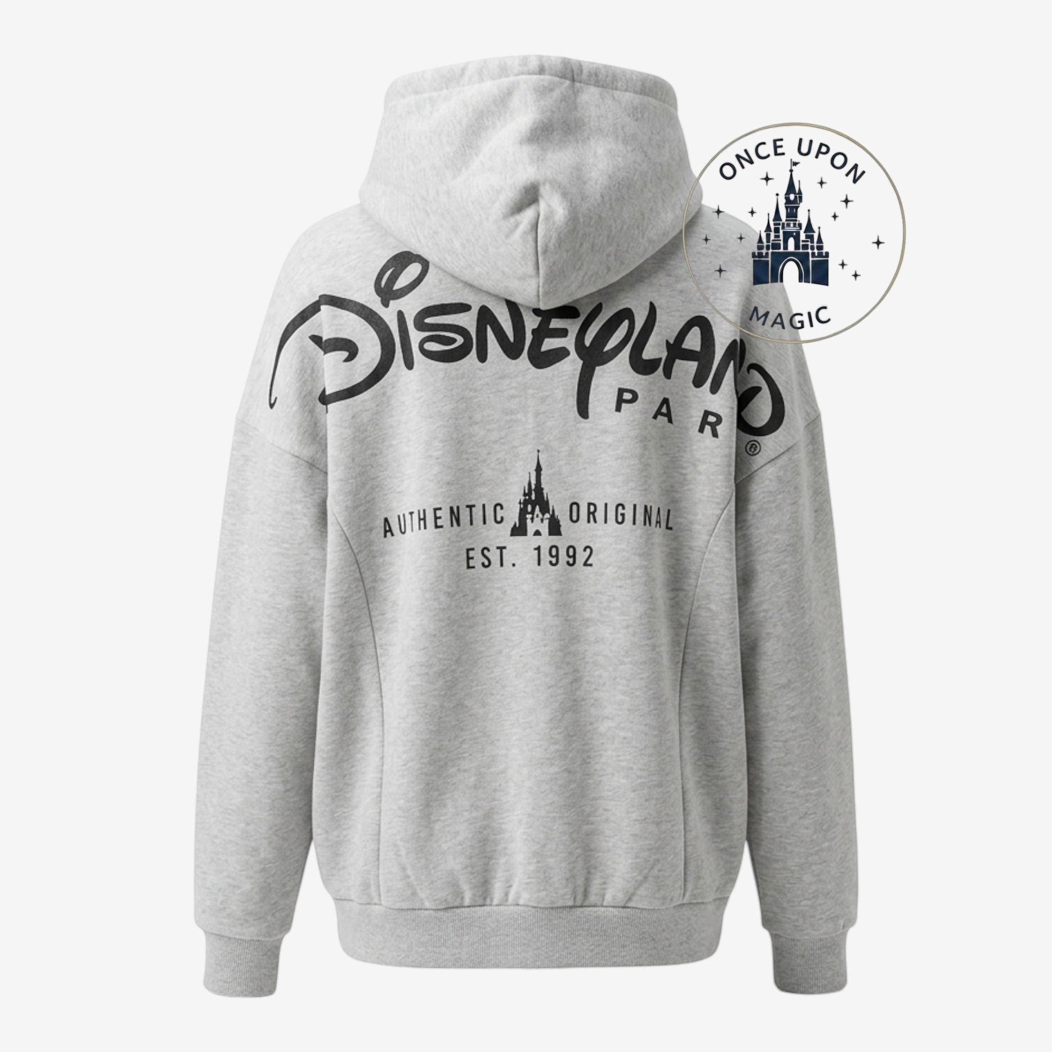 Exclusive Disneyland Paris Est. 1992 Grey Zip-Up Jacket | Official