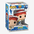 Figurine Pop! en vinyle de Jessie de Toy Story 5 par Once Upon Magic, avec sa chevelure rousse, son chapeau et sa tenue de cow-girl.