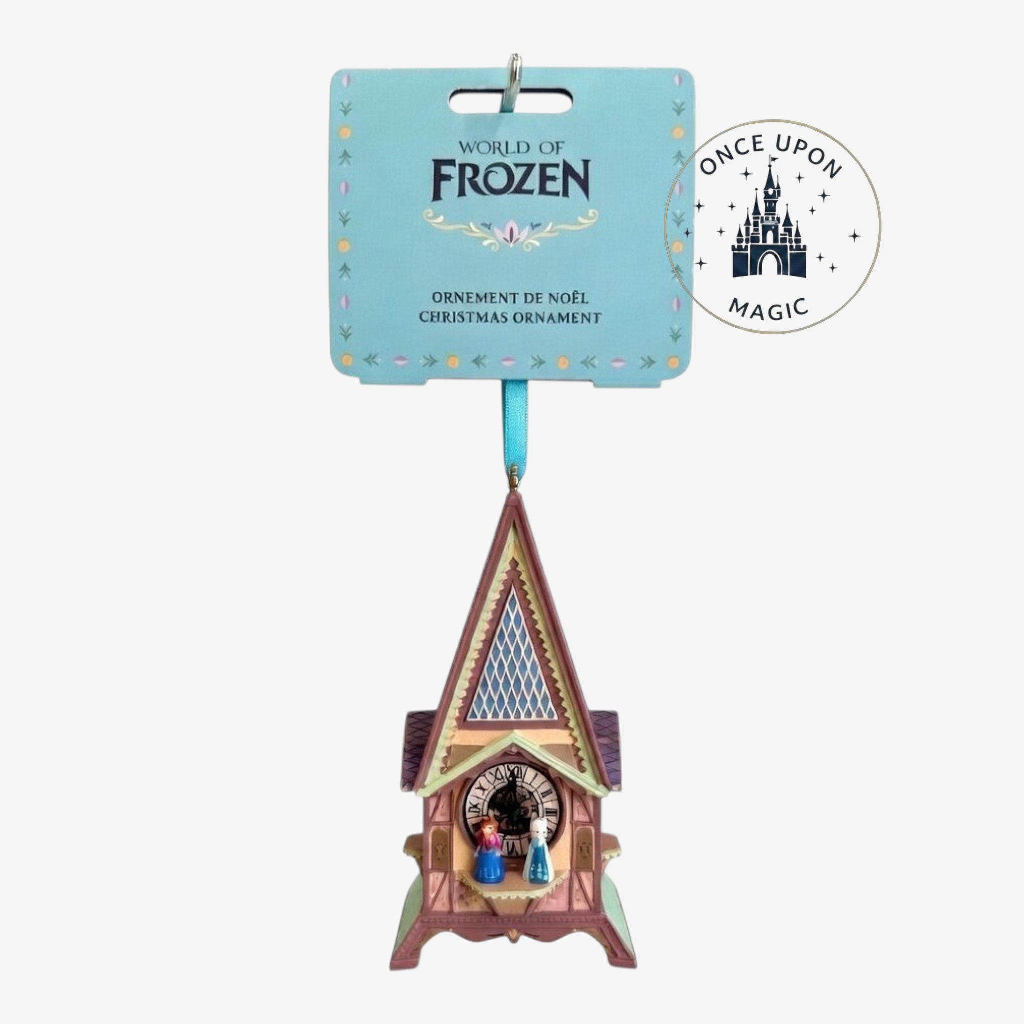 レンアンドオムナス カードセット Frozen Arendelle Clock Tower Christmas Ornament – Disneyland Paris