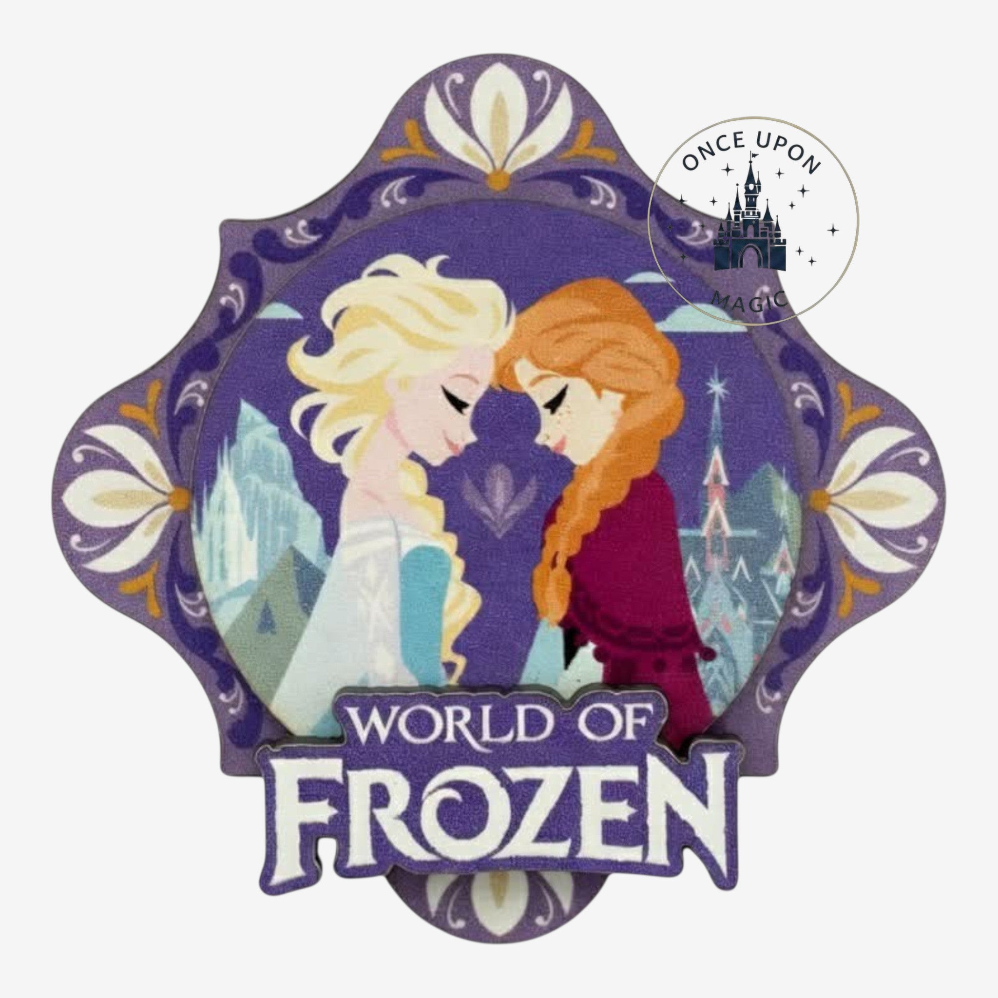 【限定品】アナと雪の女王 サイン入りアート Magic of Elsa ワールド・オブ・フローズン』エルサ＆アナ マグネット