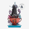 Once Upon Magic Disney Villains Hades, Pain, Panic, and Hydra light-up resin figurine from Hercules on a marble base.