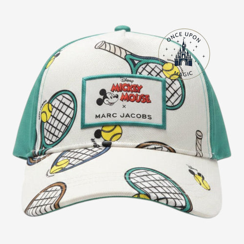 Once Upon Magic Marc Jacobs x Disney Mickey Mouse tennis print baseball cap with green accents