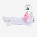 Once Upon Magic Marie The Aristocats plush pencil case, white with pink bow and embroidered details.