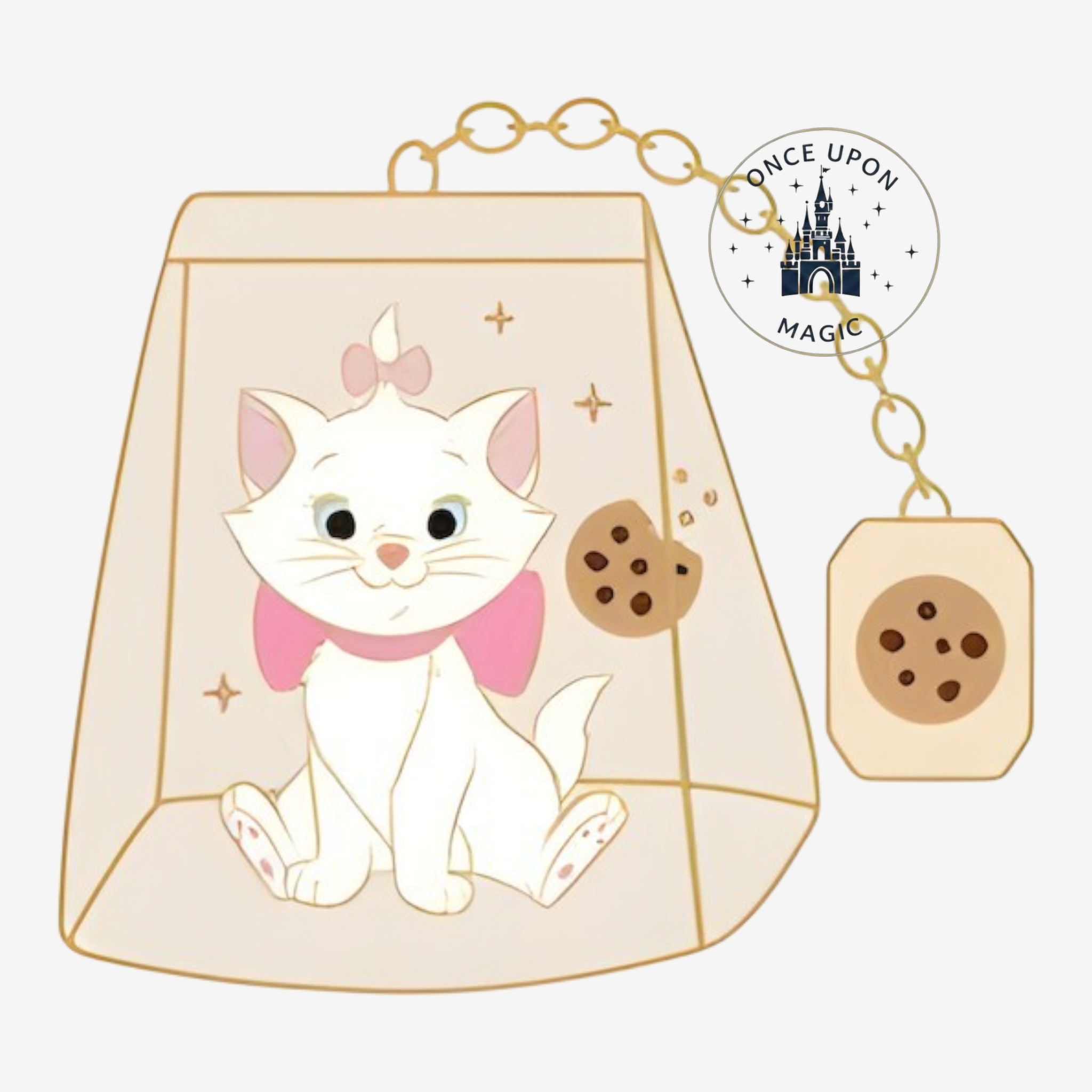 Pin Tea Bag Marie avec breloque biscuit