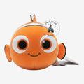 Once Upon Magic Disney Pixar Nemo shoulder plush toy featuring the iconic orange clownfish with large expressive eyes.