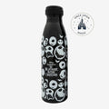 Once Upon Magic Nightmare Before Christmas collector water bottle with Jack Skellington pattern in black and white
