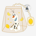 Pin Tea Bag Olaf avec sachet transparent et breloque citron