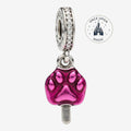 Once Upon Magic pink pawpsicle charm with pavé crystal bail, inspired by Disney's Zootopia.