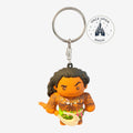 Porte-clés Maui Vaiana en caoutchouc avec tatouages et hameçon – Disneyland Paris