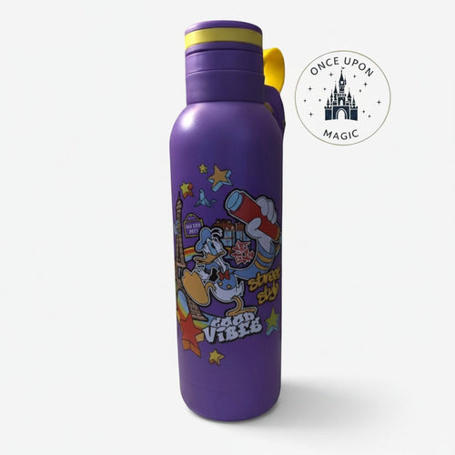 Gourde inox violette Donald Duck au style graphique – Disneyland Paris