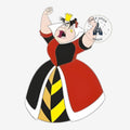Once Upon Magic Disneyland Paris Queen of Hearts pin featuring the character with arms raised in a red and black dress