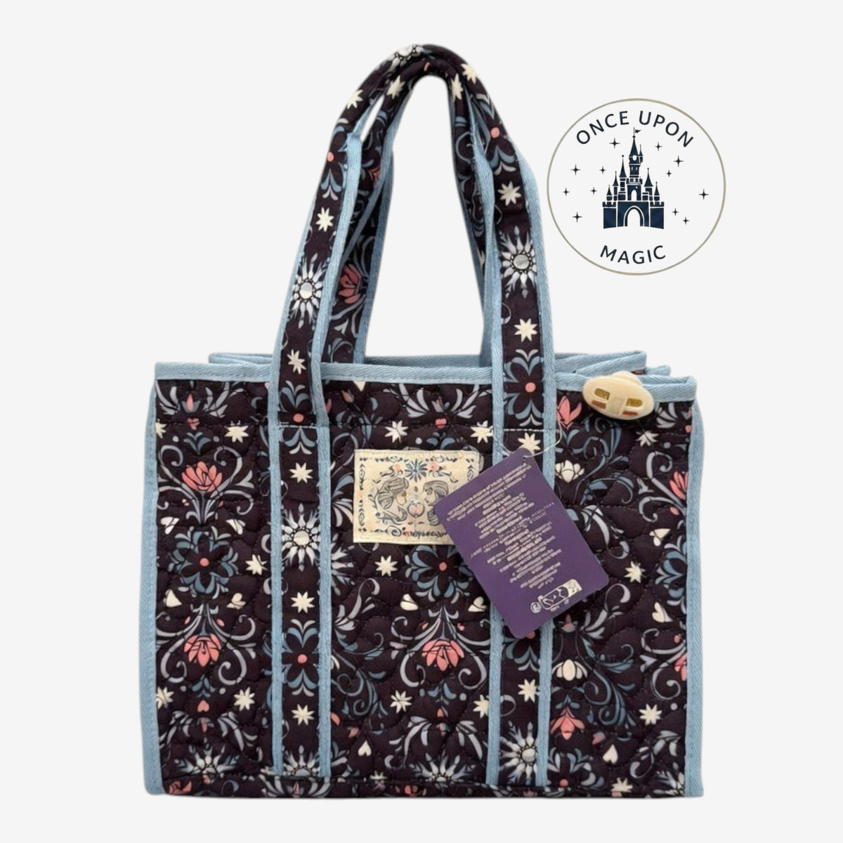 Frozen Arendelle Quilted Tote Bag – Disneyland Paris – Once Upon Magic
