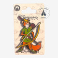 Once Upon Magic Robin Hood Disney pin featuring the character with a bow and arrow on original backing card