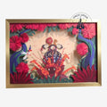 Once Upon Magic Roi Lion layered paper art featuring savanna animals in a gold frame