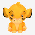 Once Upon Magic The Lion King Simba piggy bank, yellow resin, cute design with black accents and whiskers.