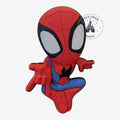 Once Upon Magic Spider-Man chibi magnet in iconic red and blue pose, perfect for Marvel fans and fridge decor.