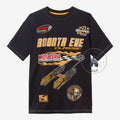 T-shirt noir Star Wars Boonta Eve Classic – détail graphique – Disneyland Paris