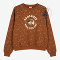 Sweat-shirt Once Upon Magic marron Roi Lion avec broderie Simba et inscription Remember Who You Are