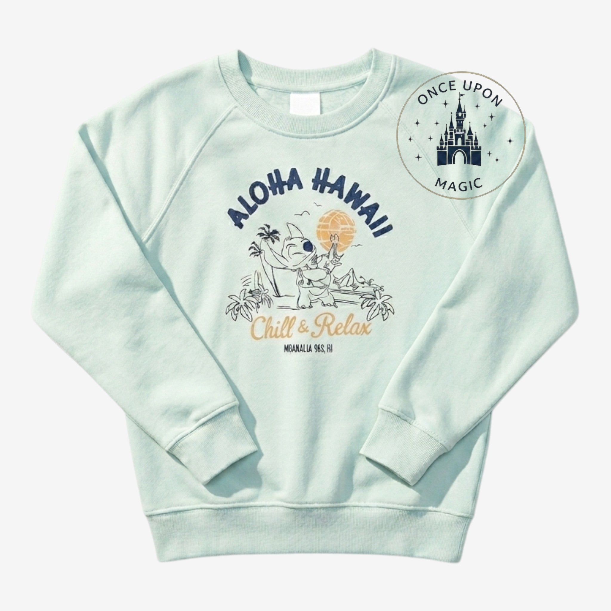 Women's Stitch Aloha Hawaii Chill & Relax Sweatshirt | Disneyland