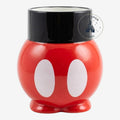 Once Upon Magic Tasse à café rouge et blanche à pois, inspirée du pantalon de Mickey Mouse, en céramique.