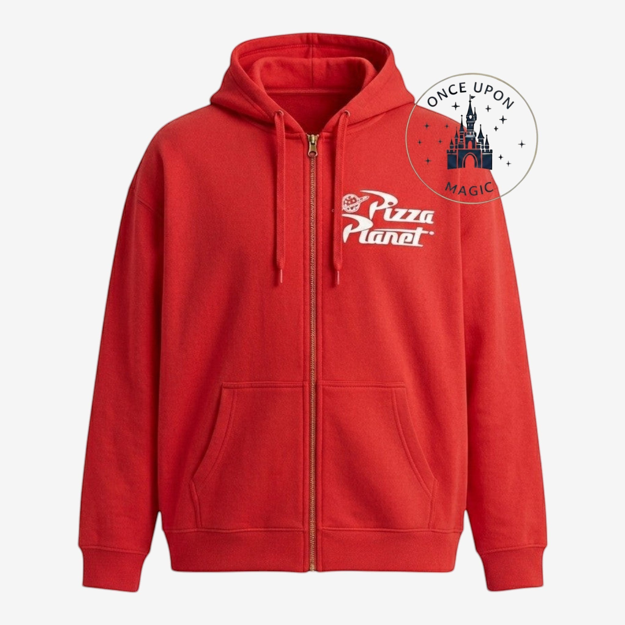 Pizza Planet Zipped Hoodie | Toy Story Pixar | Disneyland Paris