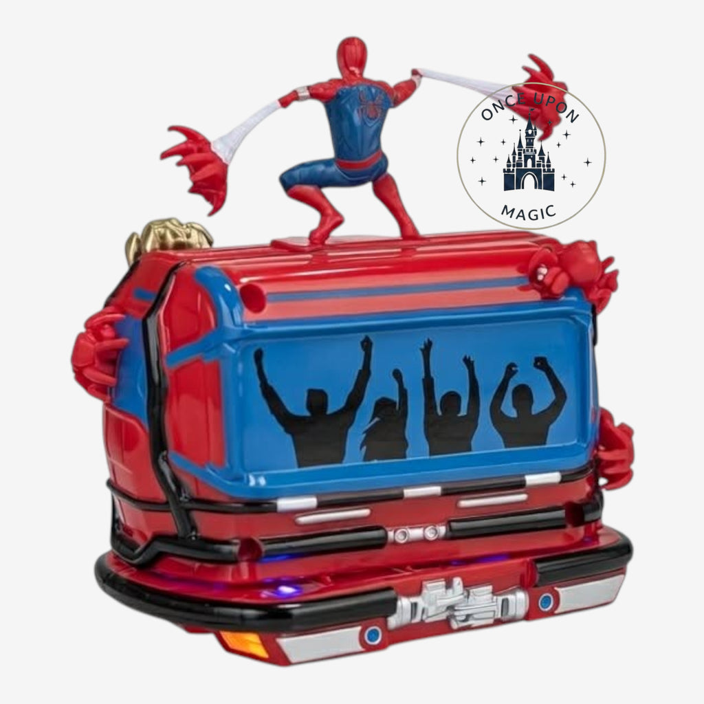 Véhicule interactif Once Upon Magic Spider-Man W.E.B. Adventure avec effets lumineux et figurines Spider-Bots