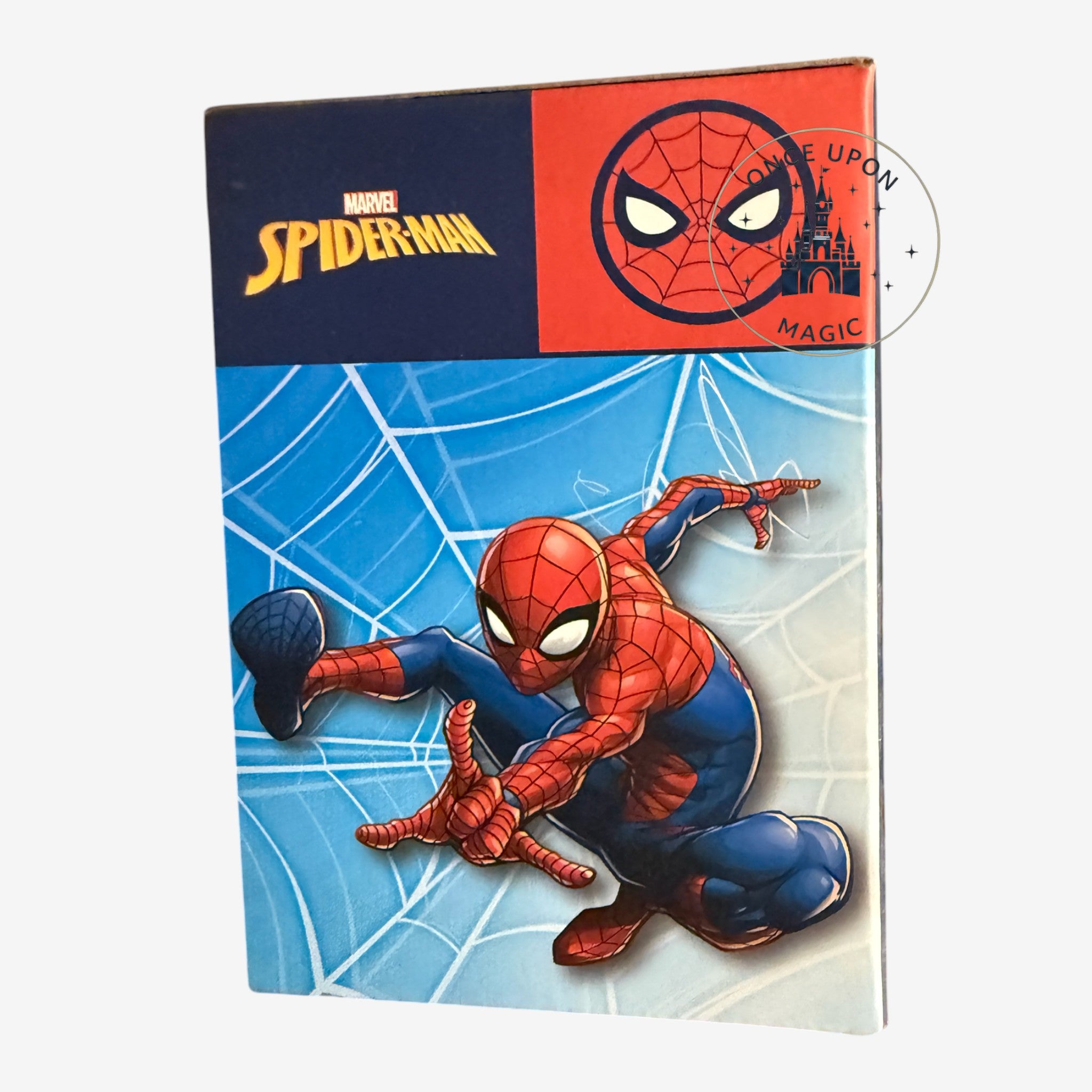 Once Upon Magic Veilleuse Spider-Man en silicone souple, idéale pour chambre d'enfant, 3 niveaux de luminosité et mode pulsation.