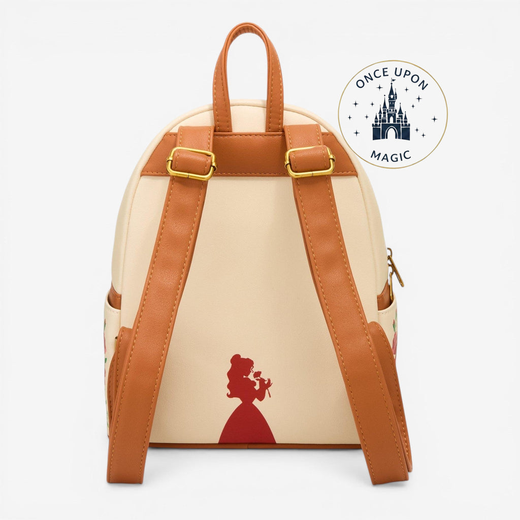 Loungefly Mini Backpack Beauty and the Beast Castle & Belle