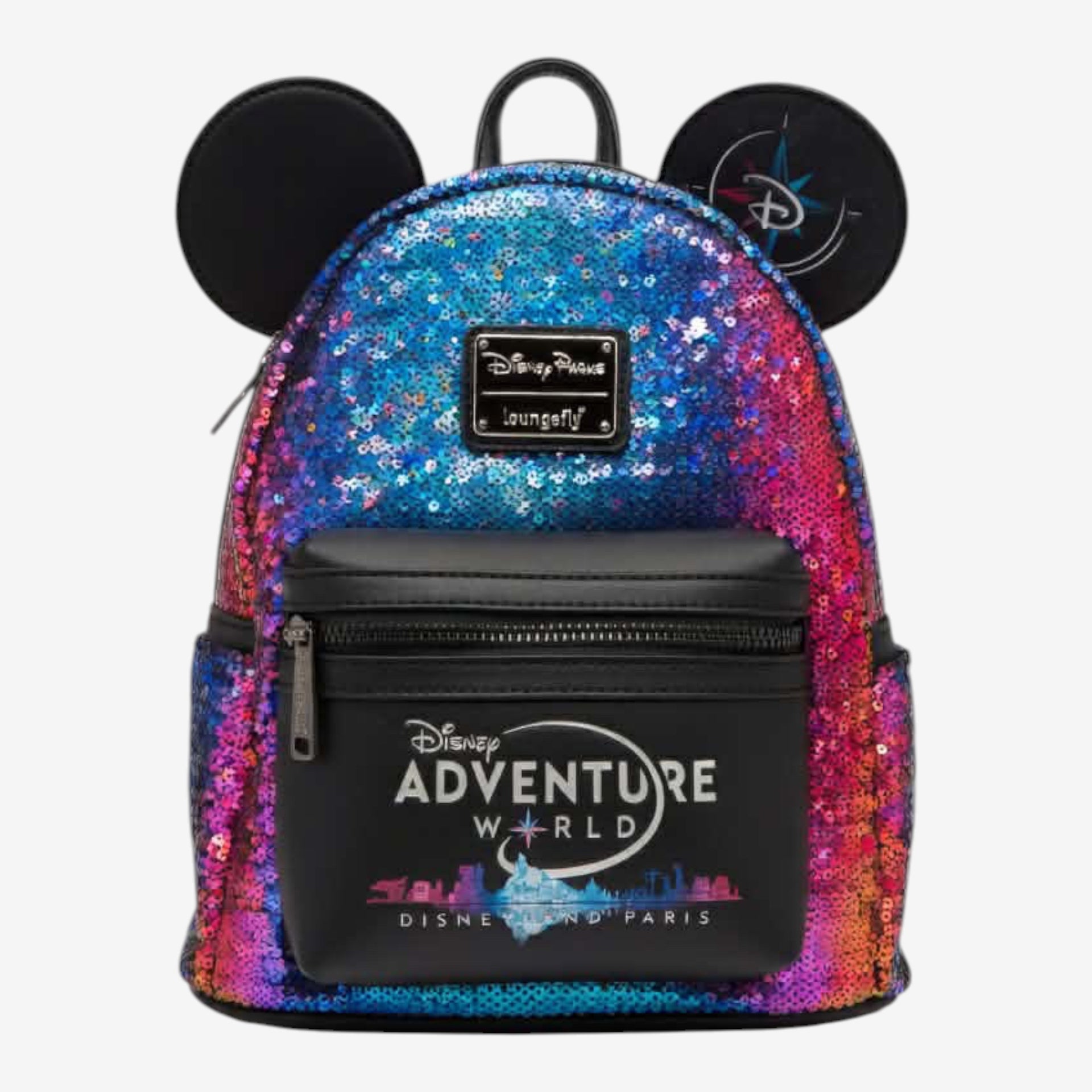 Loungefly – Mickey Sequin Ears Mini Backpack Disney Adventure World