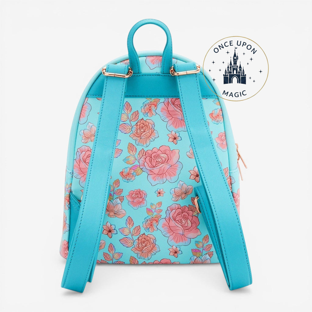 Loungefly Cinderella Pink Floral 75th Anniversary Mini Backpack