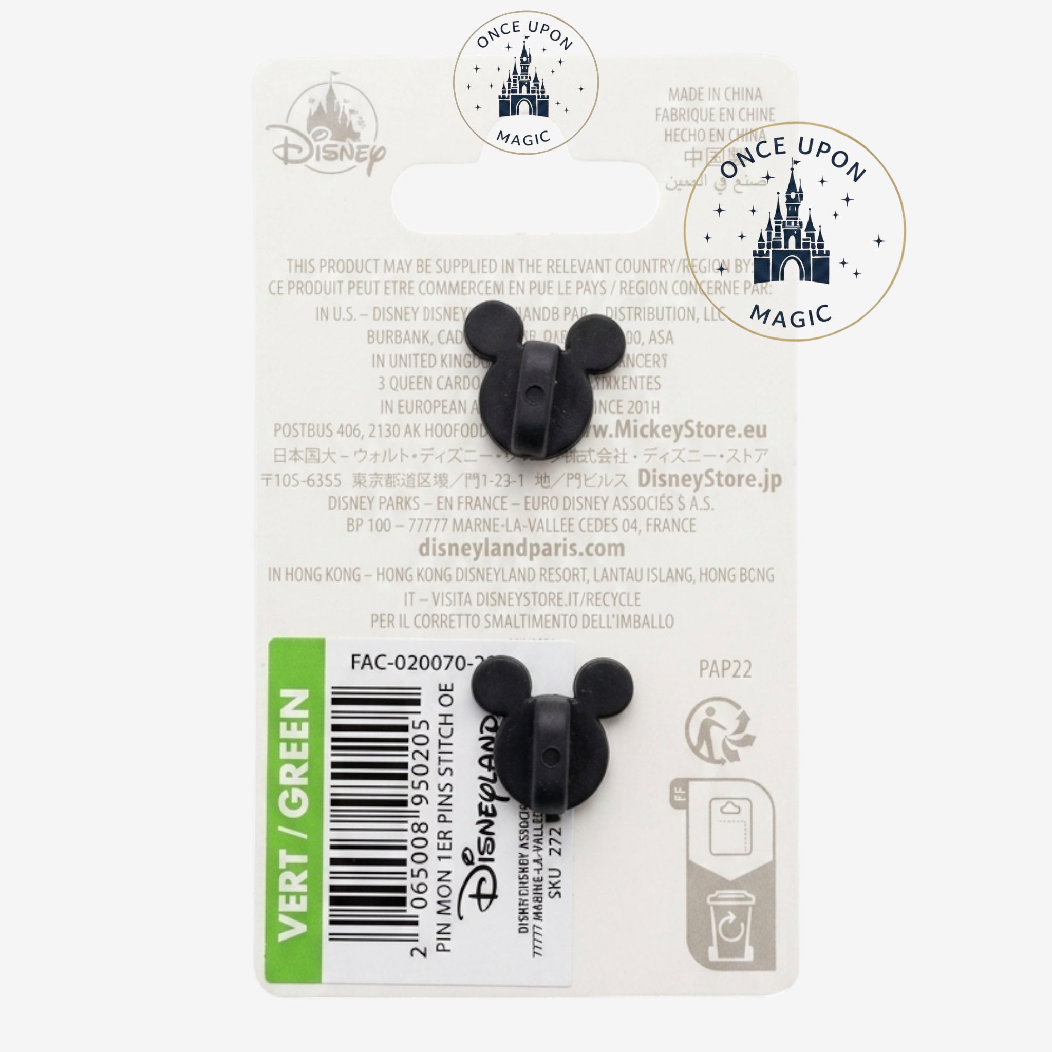 ピンのスティッチ Mon Premier Pin's｜ディズニーランド・パリ – Once