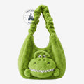 Once Upon Magic green plush Rex dinosaur handbag from Toy Story with a zippered closure and comfortable strap.