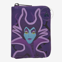 Portefeuille Loungefly Maléfique violet et noir – vue avant