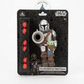 Once Upon Magic The Mandalorian Ball Popper action figure with Grogu, includes 6 red foam balls.