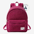 Sac à dos Fluffy rose en matière peluche – vue complémentaire