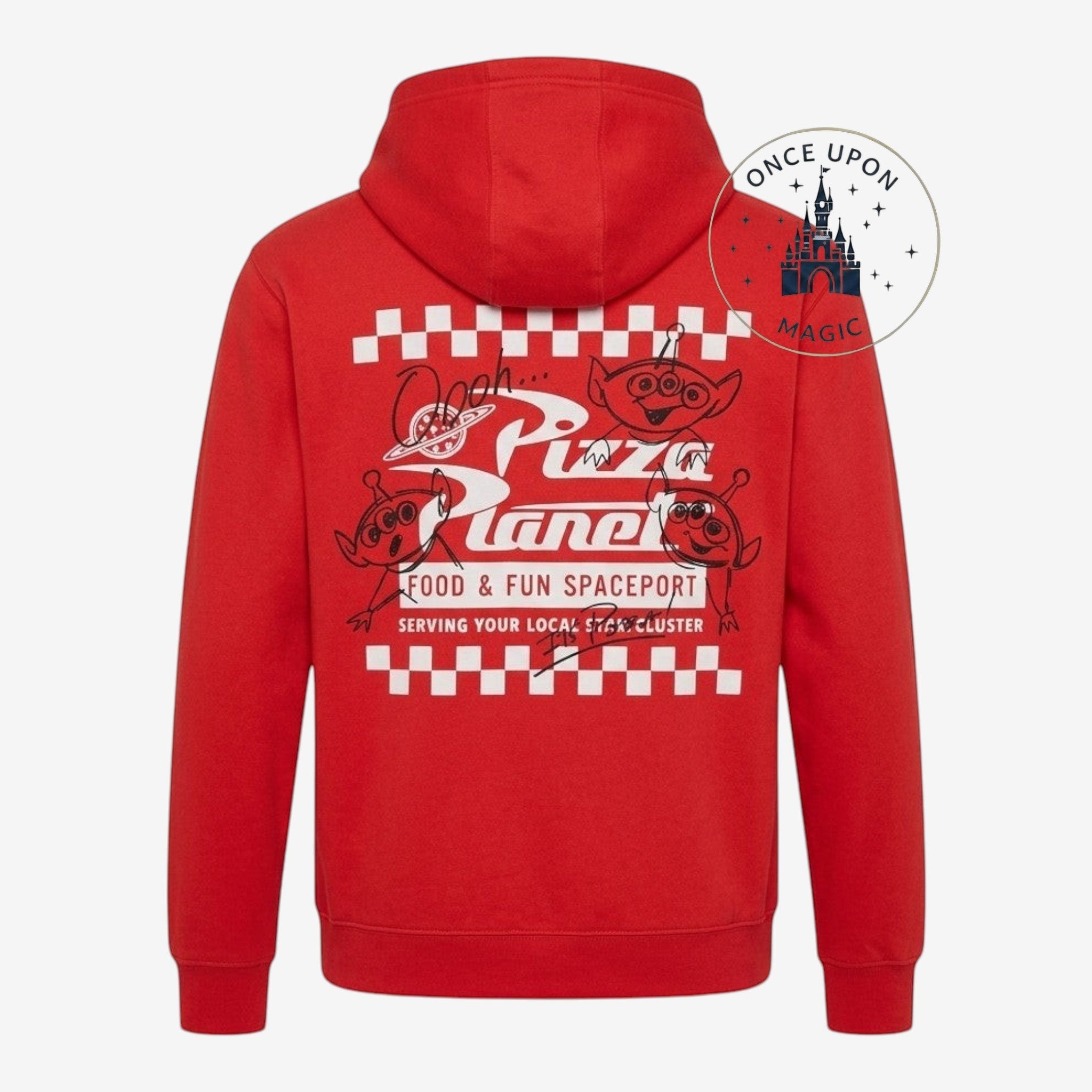 Pizza Planet Zipped Hoodie | Toy Story Pixar | Disneyland Paris