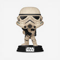Once Upon Magic Star Wars Sandtrooper Funko Pop! vinyl bobblehead, inspired by deleted scene. Beige armor, black visor, holding blaster.