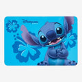 Once Upon Magic Disneyland Paris Lilo & Stitch blue placemat with Stitch and hibiscus flowers. Rigid plastic, easy to clean.