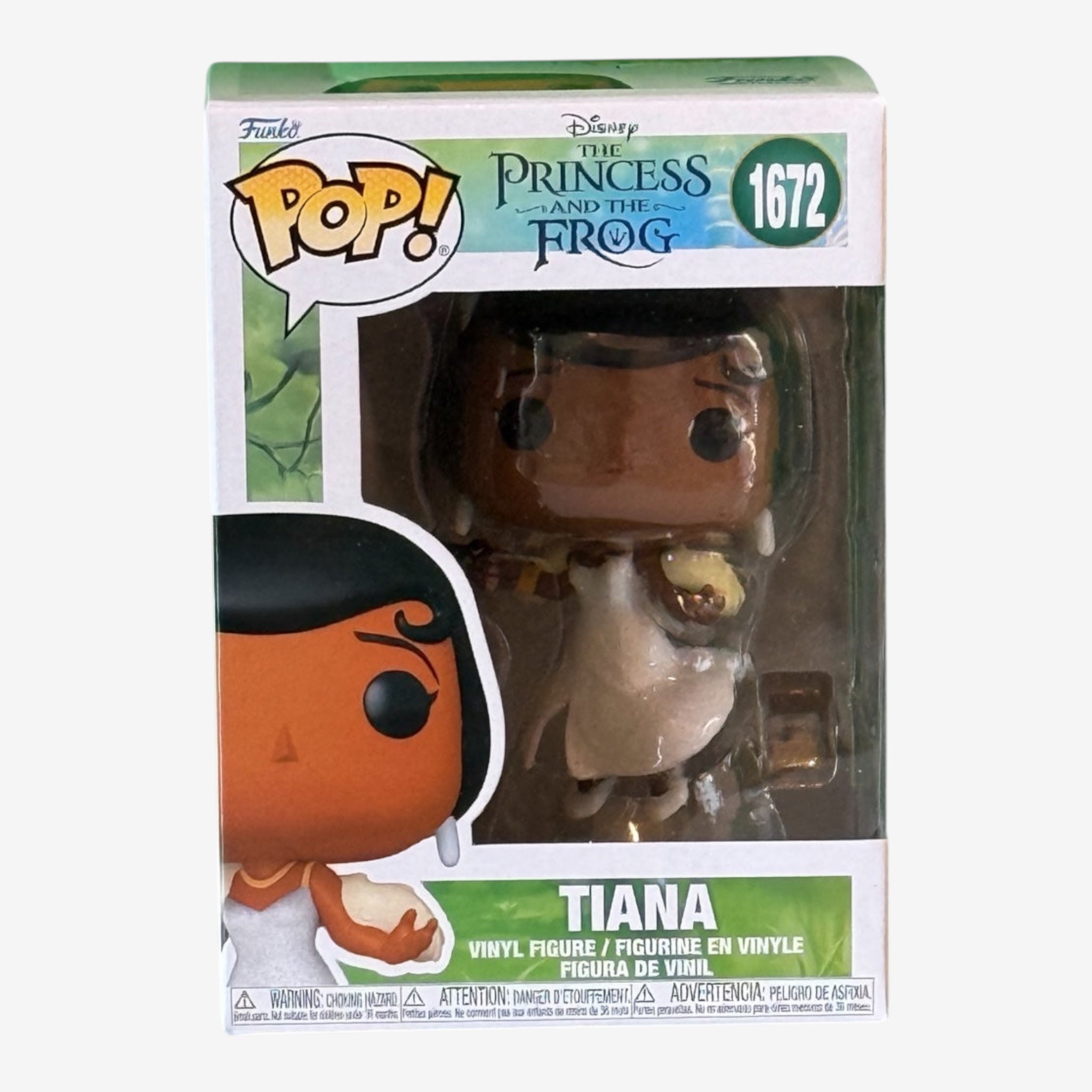 Once Upon Magic Funko Pop Tiana vinyl figure from Disney's The Princess and the Frog, #1672.