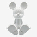 Once Upon Magic white sitting Mickey Mouse figurine by Leblon Delienne, a collectible Disney decor item.