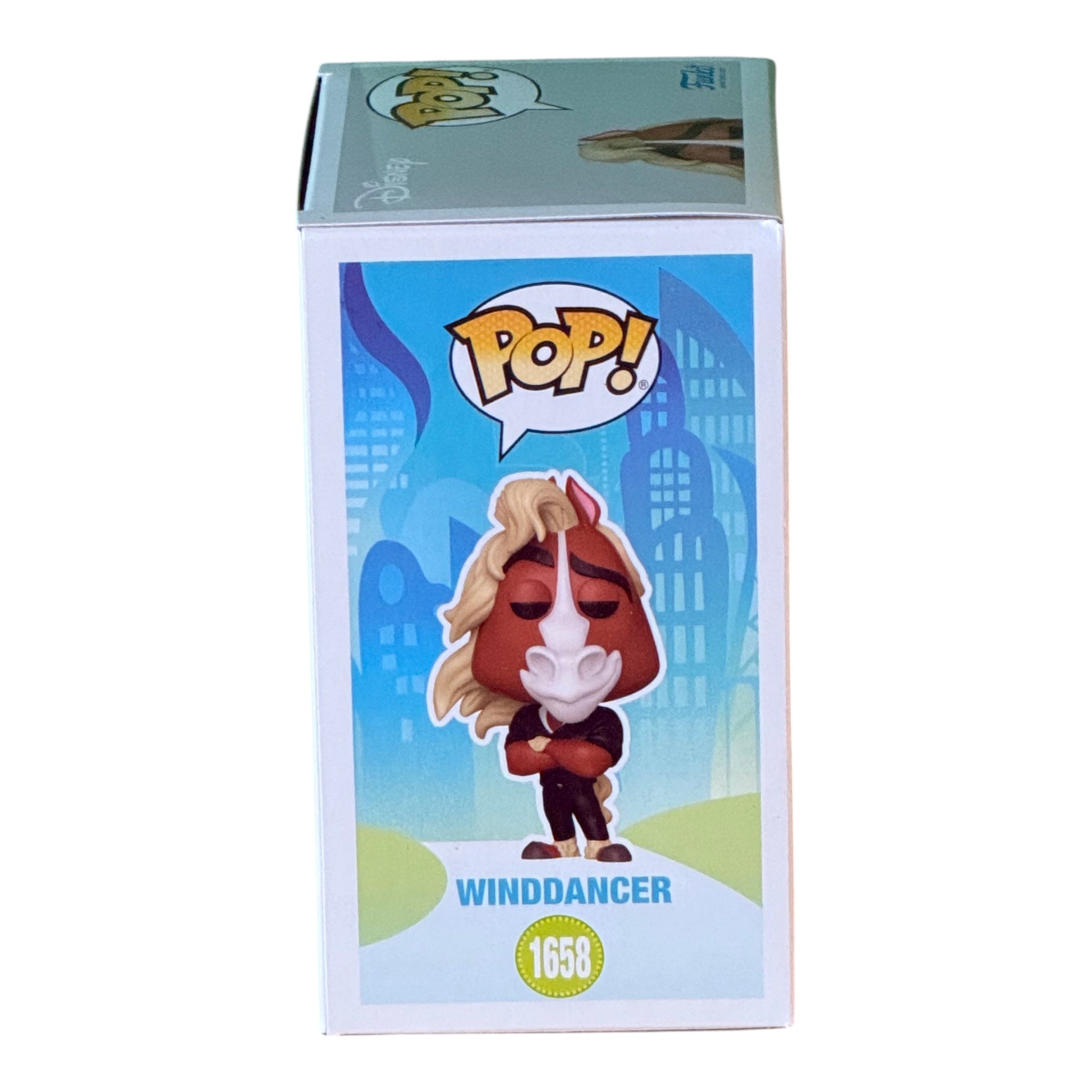 Once Upon Magic Funko Pop Import US Windancer vinyl figure, a brown horse with blonde mane wearing a black suit.