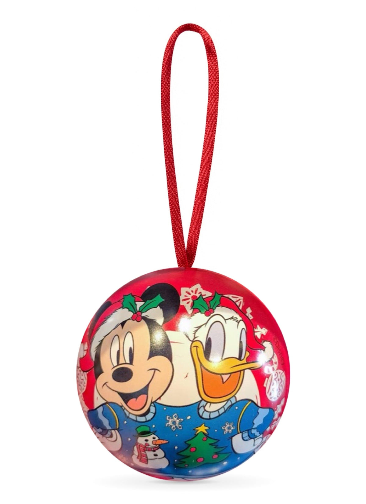 Ornement de Noël Disney Mickey et Donald avec gourmandises – Disneyland Paris
