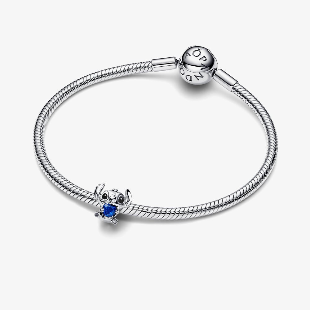 Charm Pandora Disney Stitch Cœur Bleu – vue 3