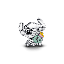 Charm Pandora Disney Stitch et Scrump 794554C01